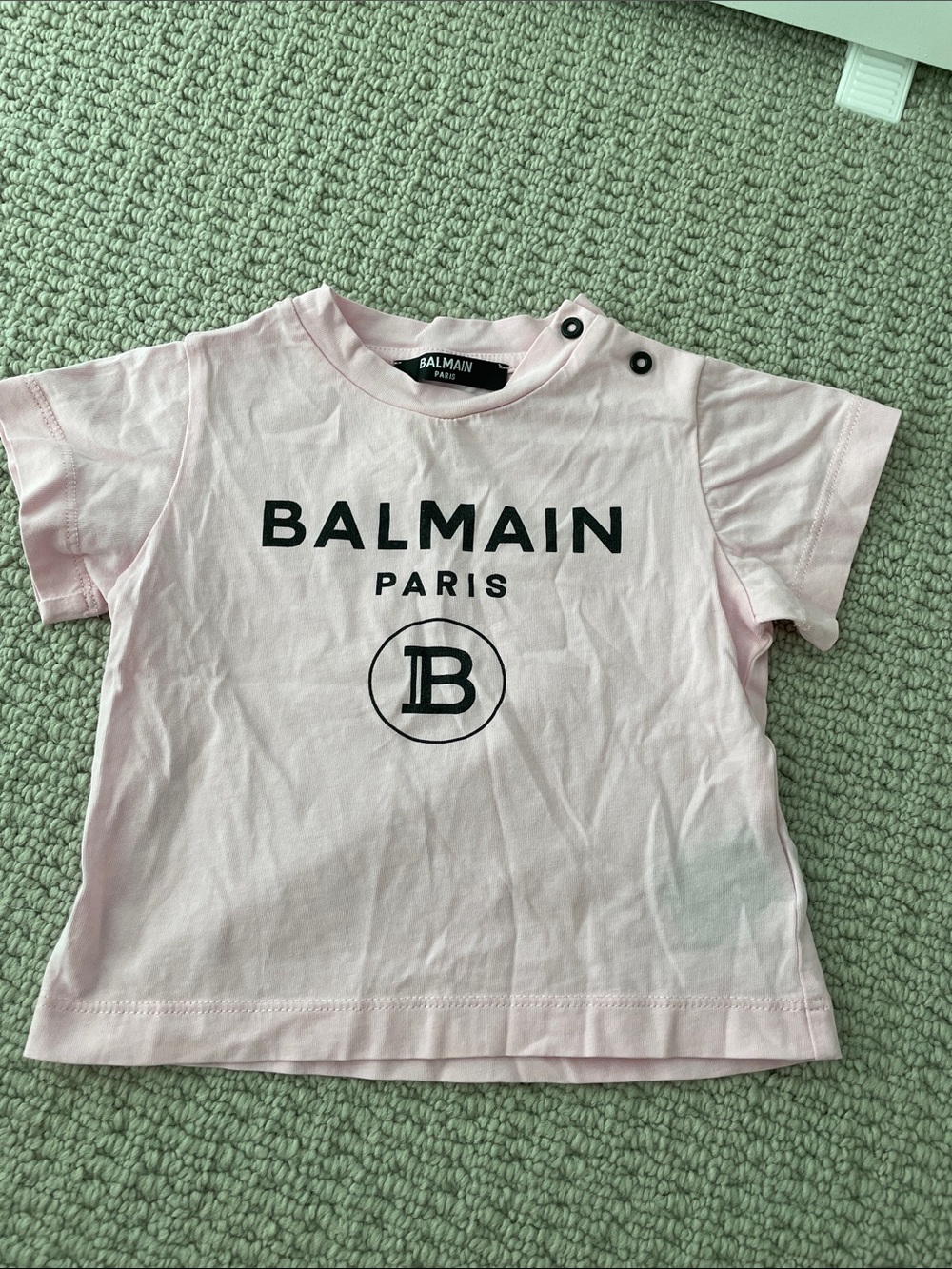 Balmain Baby Pink t-shirt 9M